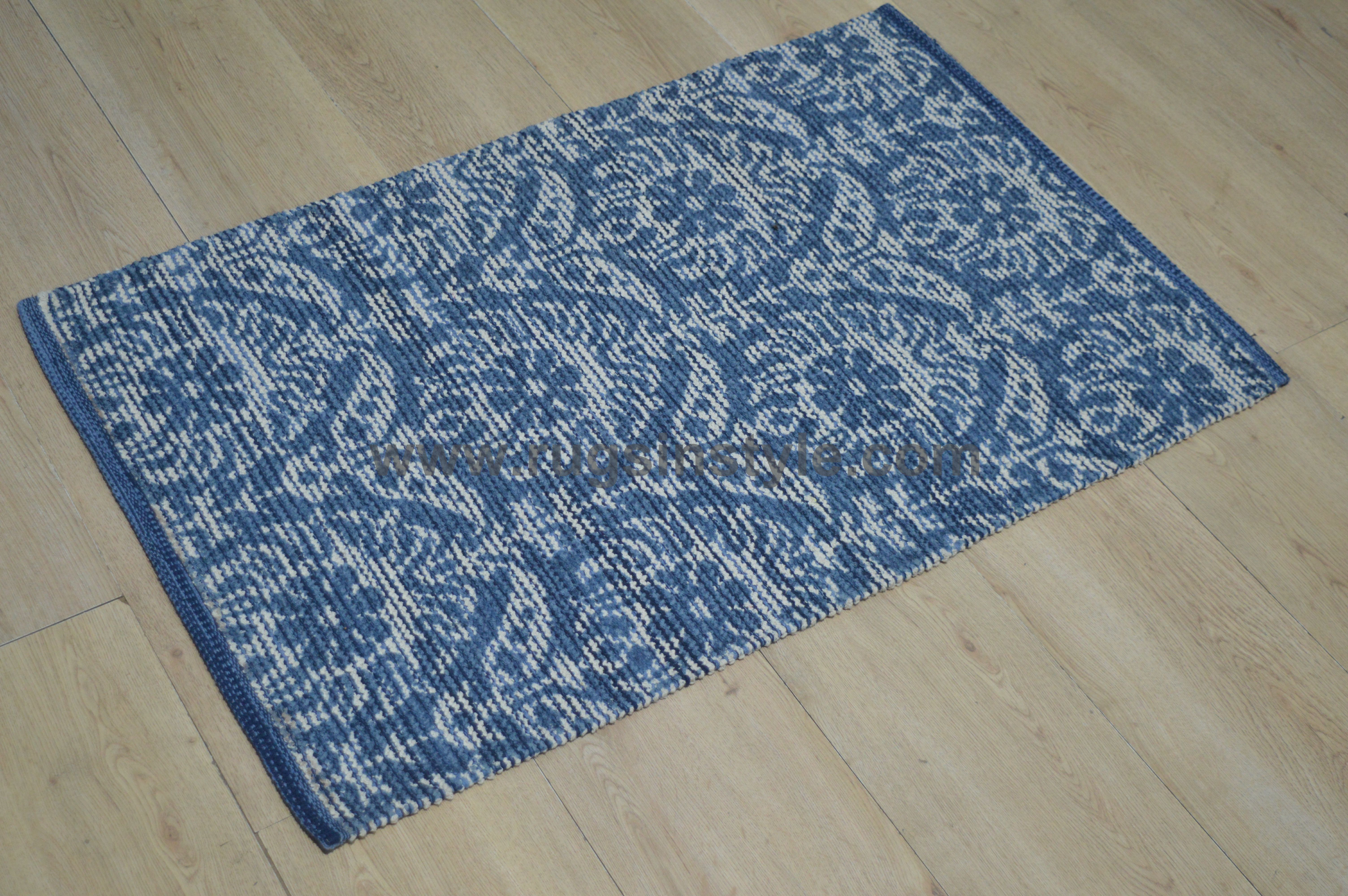 COLLECTION HAND WOVEN COTTON RUGS(RIS-BTH-7221) - Rugsinstyle