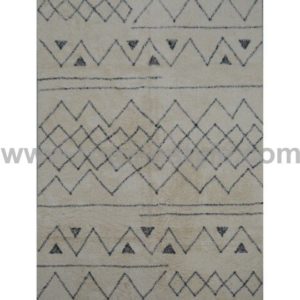 handwoven cotton rug