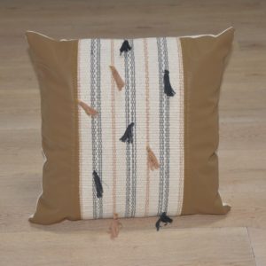 Handmade Leather Cushion Cover